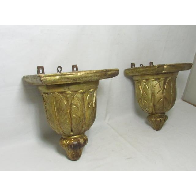 18th Century Italian Wall Brackets For Sale In San Francisco - Image 6 of 12