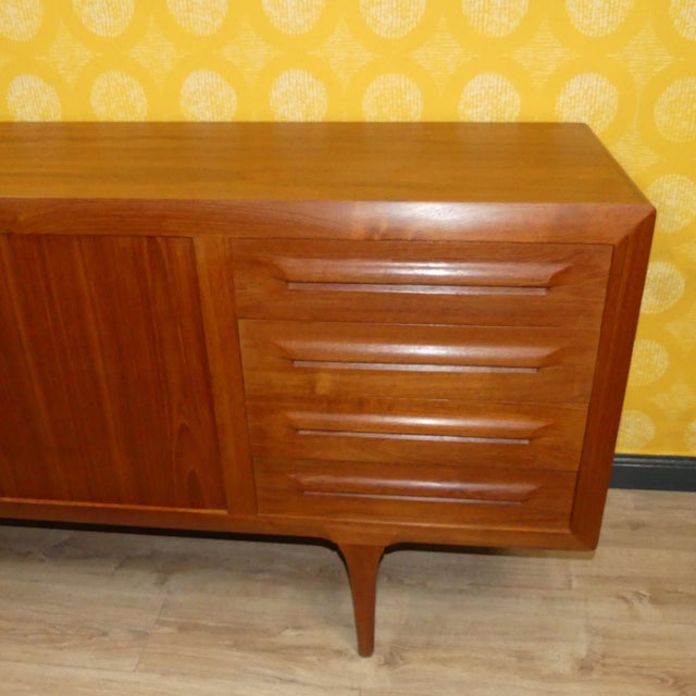 Superbly beautiful, elegant 1960s teak sideboard! Danish quality furniture, designed by Ib-Kofod Larsen for Faarup...