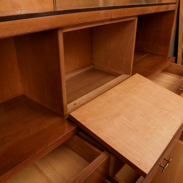 Art Deco Secretaire Bookcase, 1940s For Sale - Image 12 of 18