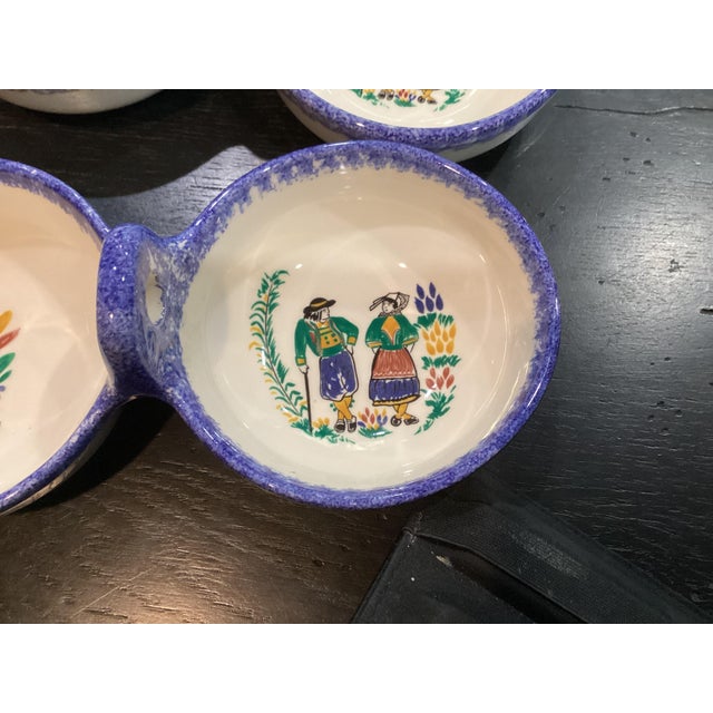 1990s Ceramic Serving Pieces - Set of 4 For Sale - Image 4 of 4