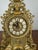 Black Vintage French Style Decorative Ornate Table Mantel Clock For Sale - Image 8 of 14