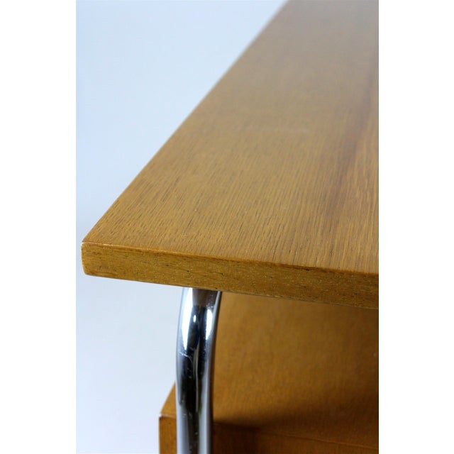 Bauhaus Tubular Steel Desk from Mücke-Melder, Czechoslovakia, 1930s For Sale - Image 12 of 18