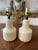 A wonderful pair of mid-century modern bedside lamps from the Danish husband and wife creators, Gunnar and Lotte Bostlund....