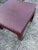 Maroon 1970s Grasscloth Side Tables by Baker, a Pair For Sale - Image 8 of 8