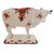 White 1970 Royal Delft Polychrome Cow Figurine For Sale - Image 8 of 10
