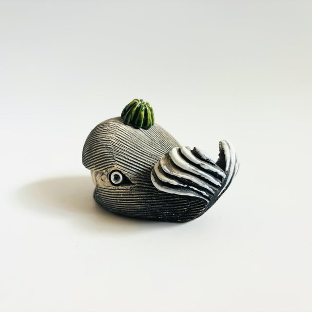 Artesania Rinconada Pottery Whale - Uruguay For Sale - Image 4 of 9