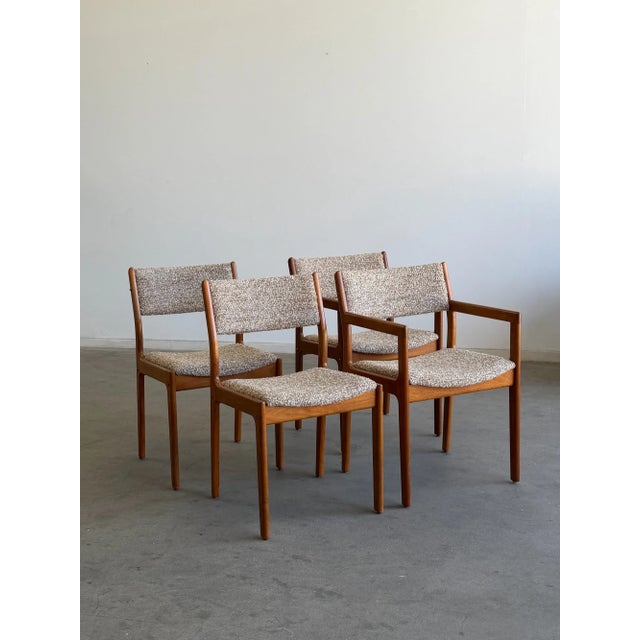Vintage Danish Modern Dining Chairs - Set of 4 For Sale - Image 9 of 13