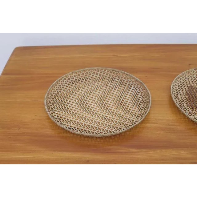 Light Yellow Dishes or Platters by Mathieu Matégot, 1950s, Set of 3 For Sale - Image 8 of 10