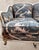 Mid 20th Century Vintage Green Brunschwig & Fils Carved French Regency Settee Sofa For Sale - Image 5 of 11