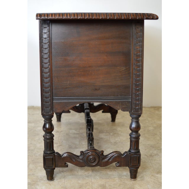 Brown 1930s Walnut Kittinger Server For Sale - Image 8 of 13
