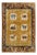 Art Deco Chinese Silk Rug in Gold For Sale