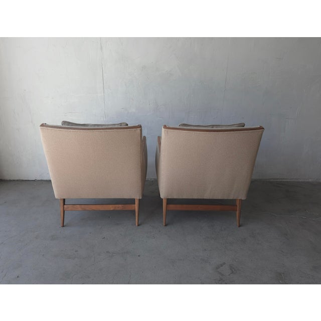 Pair of Mid Century Lounge Chairs by Paul McCobb - Restored For Sale - Image 9 of 12
