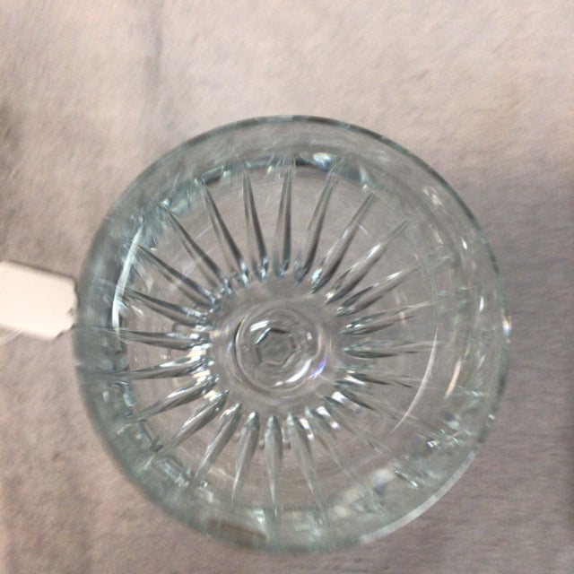 Vintage Set of Cristallerie Zwiesel Full Lead Crystal Ceremony Goblets-Set 4 Wine and 4 Water Goblets For Sale - Image 12 of 12