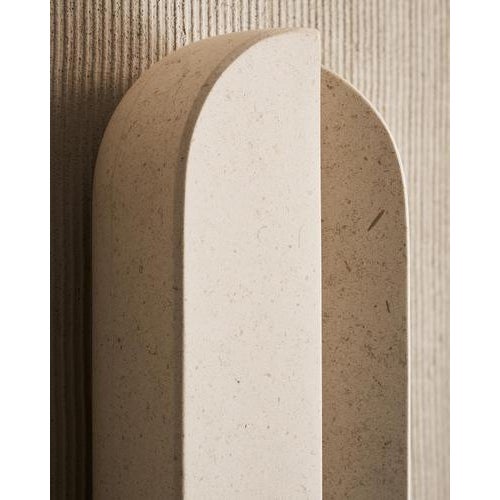 Contemporary Maillage Single Link Sconce in Saint Rafael Stone by Farrah Sit For Sale - Image 3 of 6