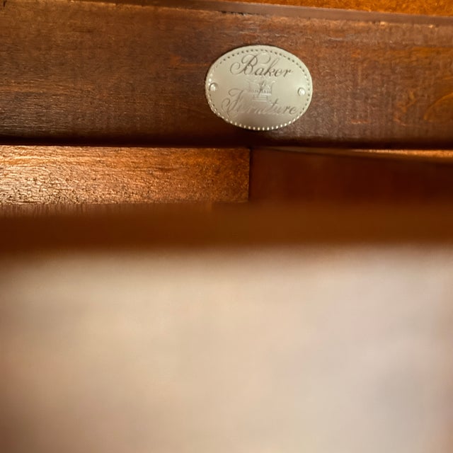 Baker Furniture Bow Front Georgian China Cabinet For Sale In Washington DC - Image 6 of 12