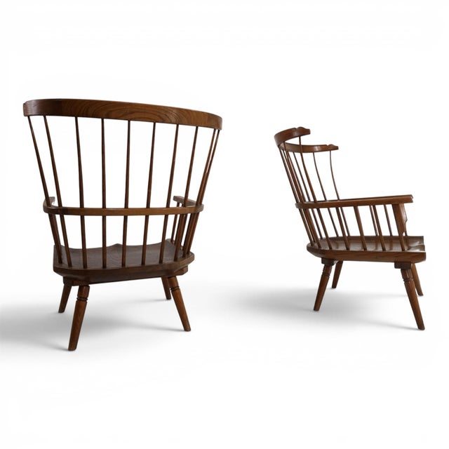 Handcrafted Windsor Lounge Chairs, England, 1960, Set of 2 For Sale - Image 15 of 18