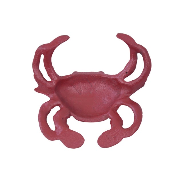 Red Cast Iron Crab For Sale - Image 4 of 4