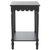 Wood Heaven Scalloped Accent Table in Matte Black For Sale - Image 7 of 8