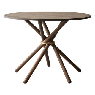 Hector Dark Oak Dining Table 105 by Eberhart Furniture For Sale