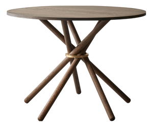 Hector Dark Oak Dining Table 105 by Eberhart Furniture