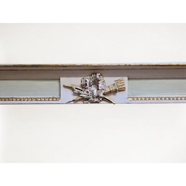 Louis XVI Console Table in Polychrome For Sale - Image 9 of 12