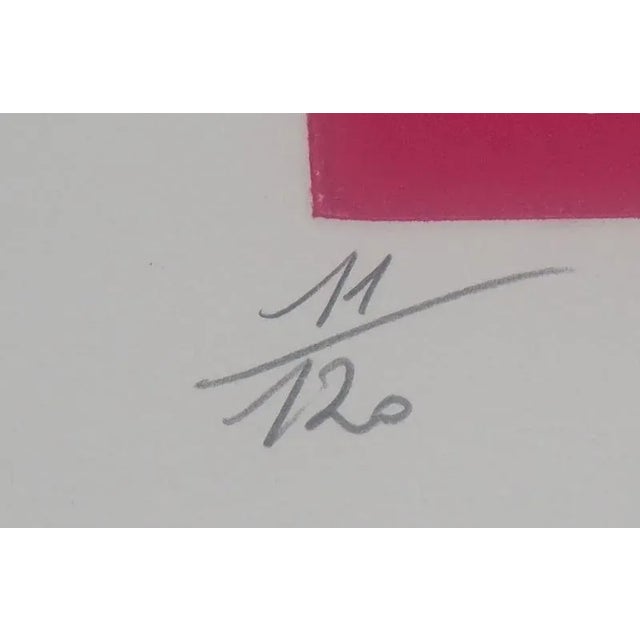 Modern Meyer Lazar, Solar Kiss, Original Signed Engraving For Sale - Image 3 of 4