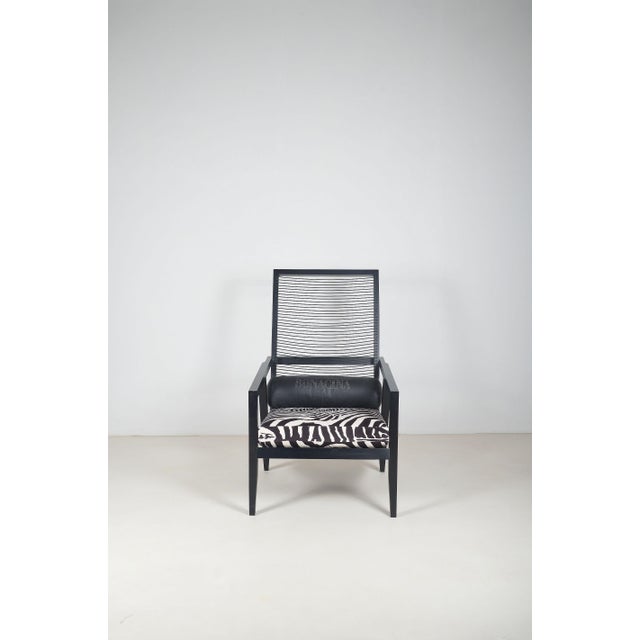 1990s Astoria HB Lounge Chair by Franco Bizzozzero for Bonacina Pierantonio, 1999 For Sale - Image 5 of 11