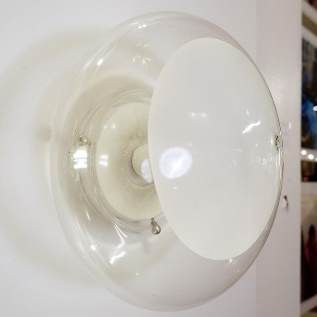 Gill Wall Lights Mounted on Panels by Roberto Pamio for Leucos, 1970s For Sale - Image 6 of 18