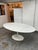 Mid-Century Modern Room & Board Eero Saarinen Style Oval Marble Dining Table For Sale - Image 3 of 13