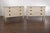Wood Pair of French Neoclassical Style 1930s Painted Chests with Marble Tops For Sale - Image 7 of 12
