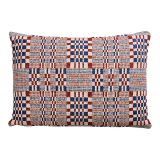 Schumacher Brimfield 18" Lumbar Pillow In Americana For Sale