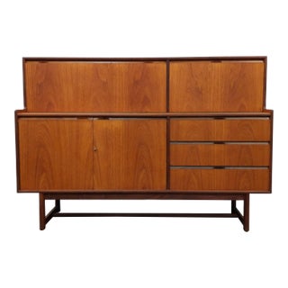 Vintage Mid Century Modern Teak Sideboard For Sale