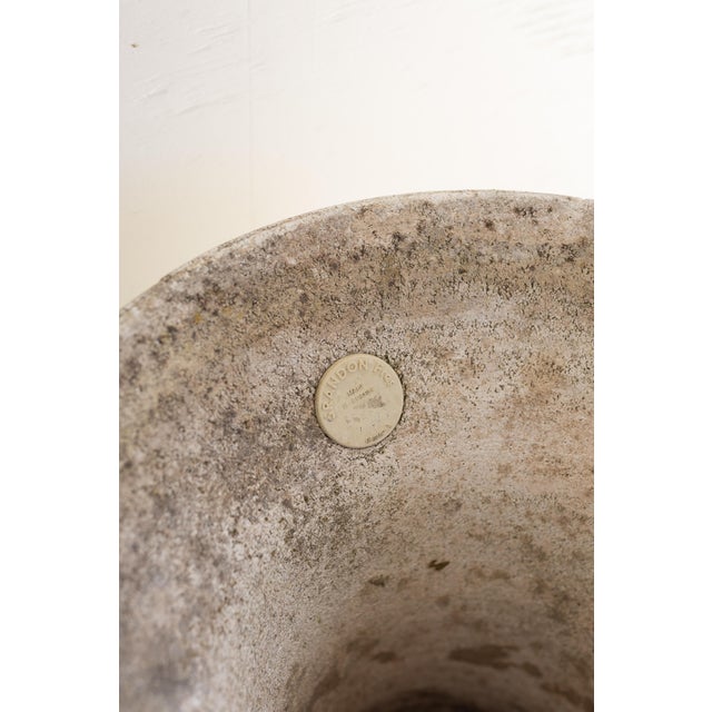 French Pair of Vintage French Fluted Planters For Sale - Image 3 of 10