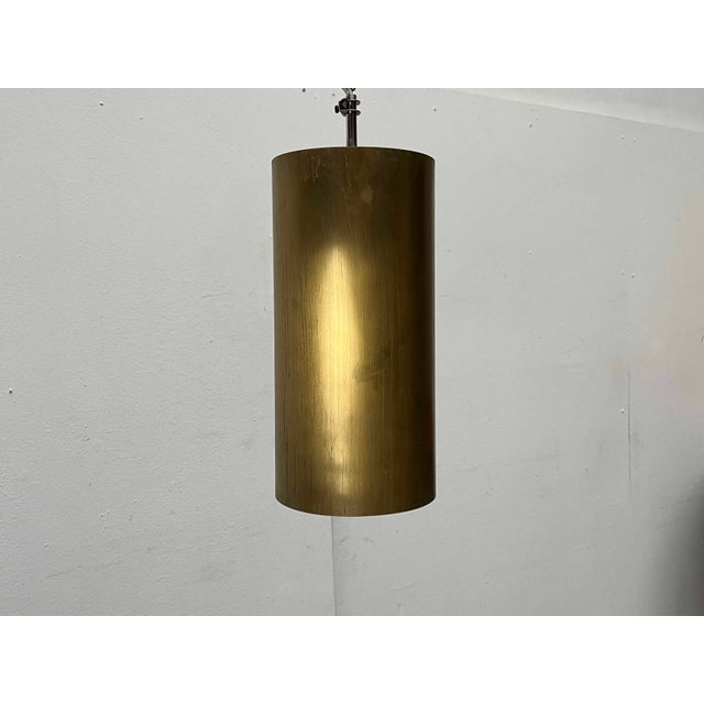 Mid-Century Modern Brass Tube Pendant Lamp, 1960s For Sale - Image 5 of 18
