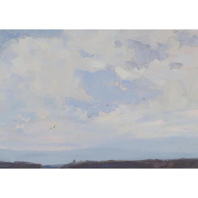 Antique Ukrainian Impressionist Landscape Oil Painting, 1972 For Sale - Image 4 of 6