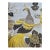 Gorgeous Siver, Gray, Black Yellow Brocade Designer Fabric- 1 1/2 Yards For Sale
