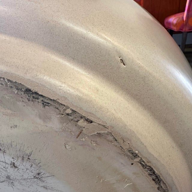 Ceramic 21” Large Architectural Pottery Ap “Tire” Planter by John Follis Large For Sale - Image 7 of 9
