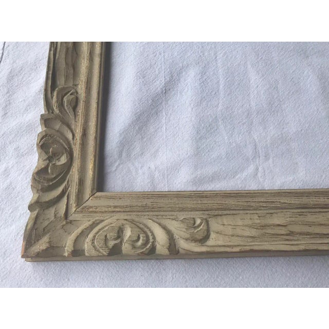 1940s Vintage Mexican Hand Carved Frame For Sale - Image 5 of 13