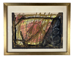 Sonja Sekula, Abstract Expressionist Composition, 1953, Gouache