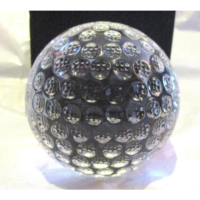 Oleg Cassini Crystal Art Glass Paper Weight For Sale In Washington DC - Image 6 of 10