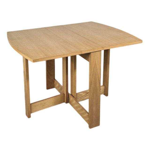 Vintage Modular Folding Dining Table For Sale