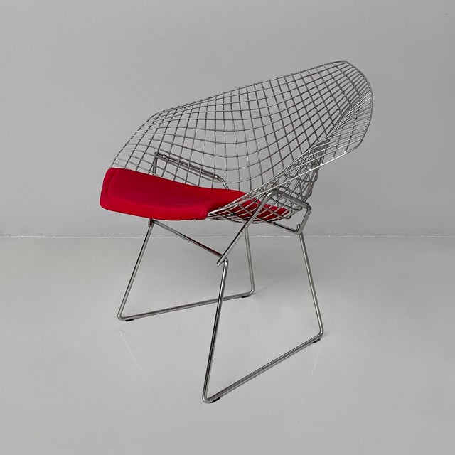 Postmodern Italian Postmodern Diamond Armchair by Harry Bertoia for Knoll, 2004 For Sale - Image 3 of 18