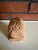 Brown Vintage Hand-Carved Folk Art Wood Bearded Man Bust Sculpture For Sale - Image 8 of 13