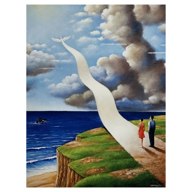 Rafal Olbinski, Conventional Sentiment, 2020, Giclée Print For Sale