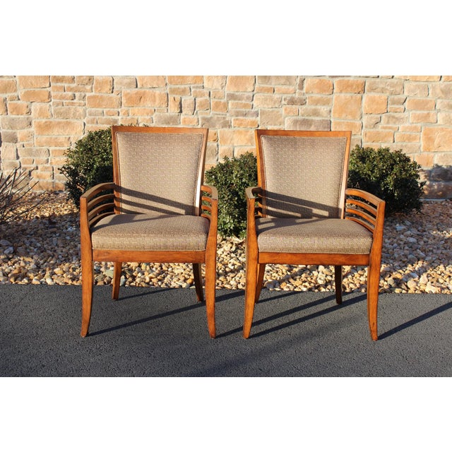 Contemporary Tommy Bahama Ocean Club Kowloon Dining Room Chairs—Set of 6 For Sale - Image 3 of 18