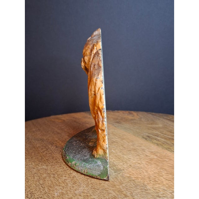 Antique Hubley #353 Cast Iron Pekingese Dog Paperweight Figurine / Single Bookend (C. 1920s) For Sale - Image 10 of 17