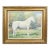 Vintage 1954 Impressionist Painting Portrait of White Horse Signed g.v. Conradt For Sale
