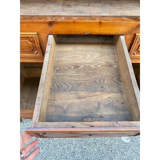 A Very Fine Carved Luis XV Fruitwood Linen Press, Circa 1820’s For Sale - Image 12 of 12