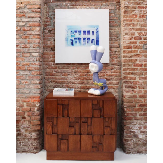 Vintage Brutalist Italian Sideboards, 2000, Set of 2 For Sale - Image 12 of 13