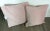 These are decorative Velvet Italian Light Pink pillows in a designer quality soft velvet heavyweight. The fabric for this...